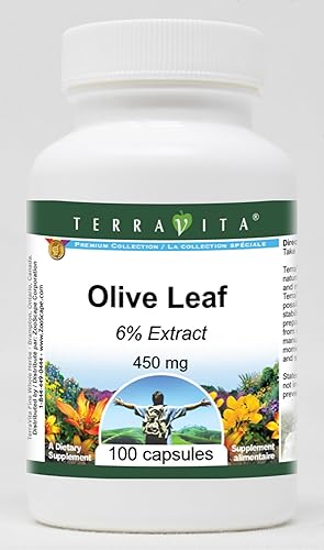 Hoja de Olivo 6% - 450 mg (100 Cápsulas, ZIN 521832) - Paquete de 3