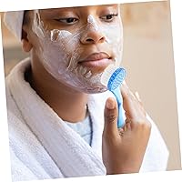 Vista 6 de Artibetter Cepillo facial de silicona, 4 piezas, cepillo de limpieza facial con mango, cepillo exfoliante facial de cerdas suaves, cepillo limpiador