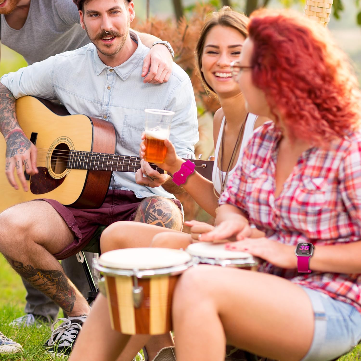 WSV Sport Bands Compatible with Apple Watch 38mm 40mm 41mm 42mm 44mm 45mm 46mm 49mm for Women Men,Soft Silicone Waterproof Strap for iWatch Series 10 9 8 7 6 5 4 3 2 1 SE Ultra - Image 6