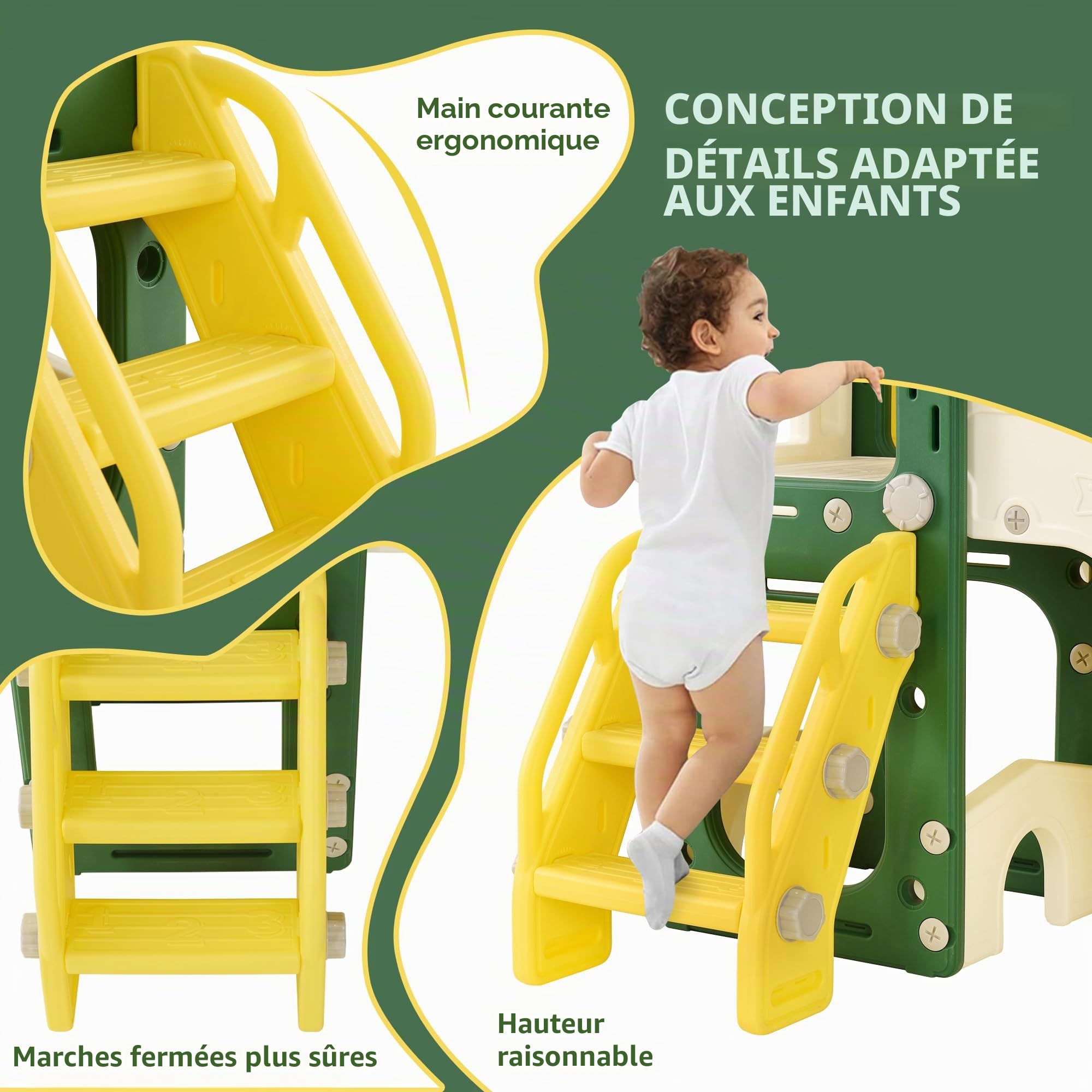 Toboggan pour enfants OEM en forme de dinosaure toboggan amusant terrain de jeu