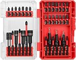 Set de 35 pièces d'embouts de tournevis en acier S2, kit d'impact avec un étui de rangement, utilisé pour tournevis électriques et perceuses
