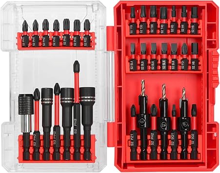35Pcs Impact Driver Bits Set with a Storage Case