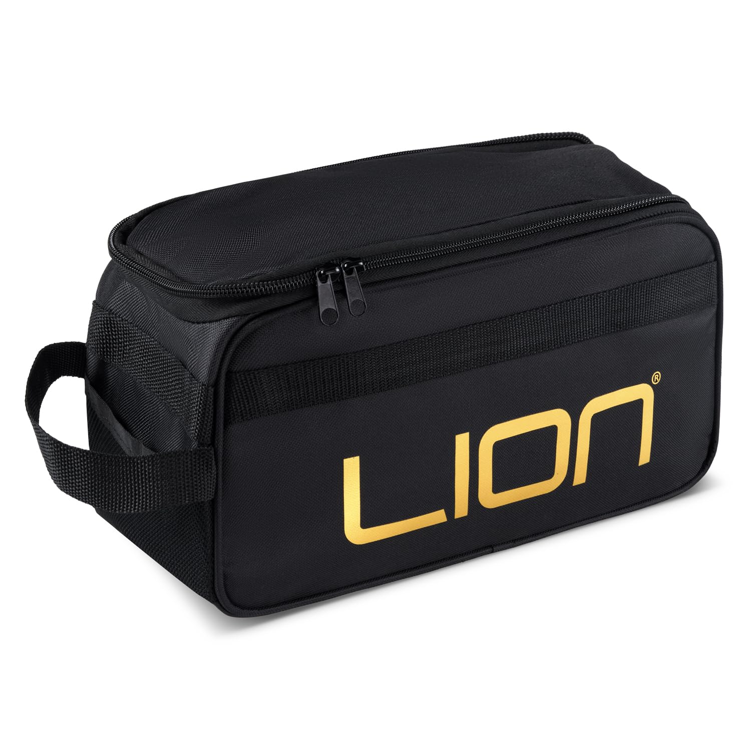 LION SPORTSWEAR Football Boot Bag – for Boots, Shin Pads & Water Bottle | with Separate Bottle Section & Zip Pocket | Kit Bag for Football, Rugby, Gym, Hockey & Multi-Sport Use