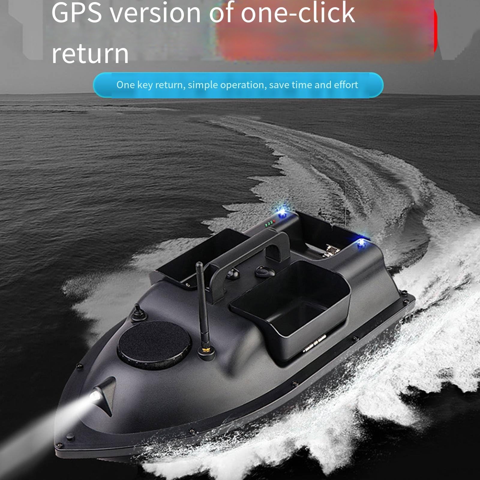 500M łódź rybacka gniazdująca inteligentny pilot haczyk do karmienia przynęty łódź do karmienia 5200 mAh/12000 mAh łódź z przynętą,A-5600mAh
