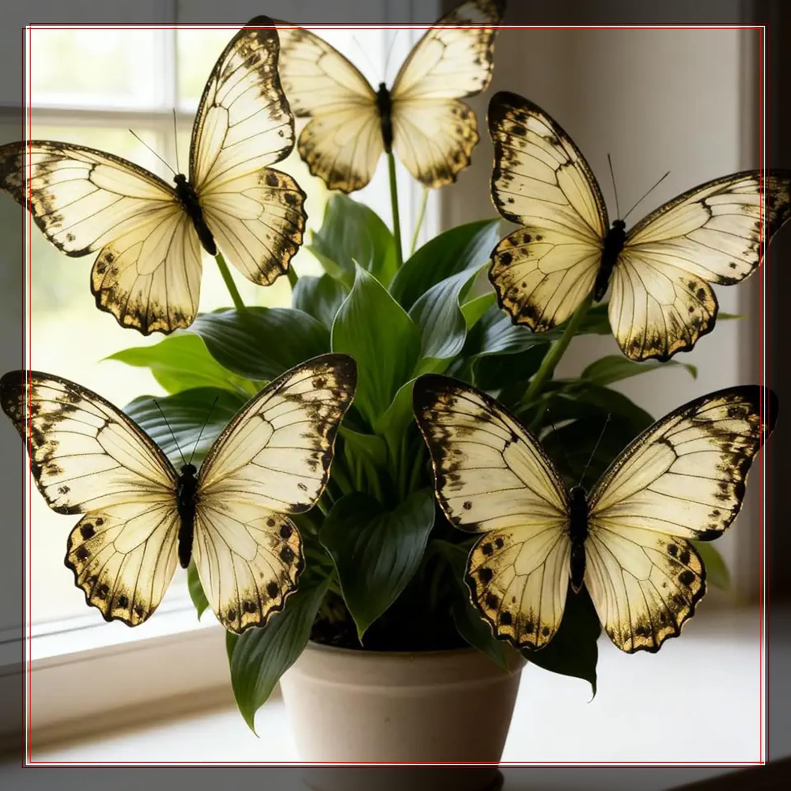 Perennial/Rare Butterfly Hosta Bulbs/Mix for Planting Now UK/Potted Viewing/Excellent Display/Strong Plants that Grow Well/Hostas rhizomes-8 Bulbs-B