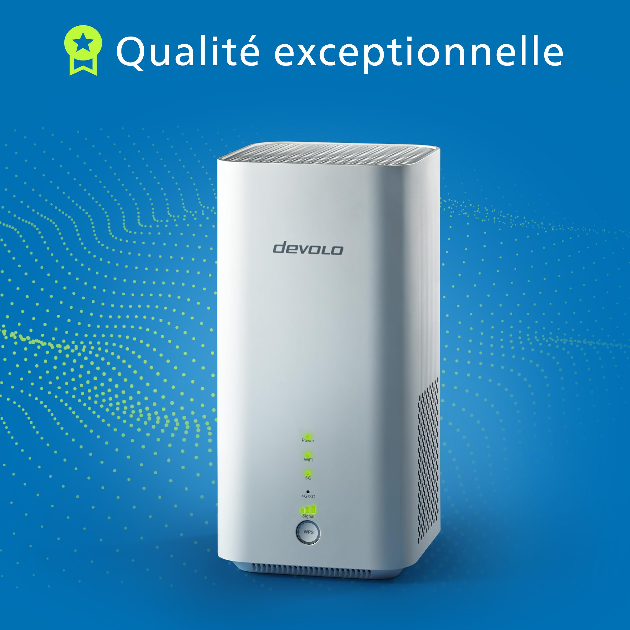devolo WiFi 6 Router 3600 5G LTE, routeur 5G Mobile, Carte SIM routeur WiFi, Internet Mobile à la Maison et en déplacement, 3.600 Mbits/s, Blanc