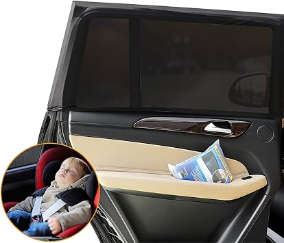 BYENS Car Sunshade Car Curtain Side Glass Curtain Anti Sunshade Fly Screen For In-Car Sunshade