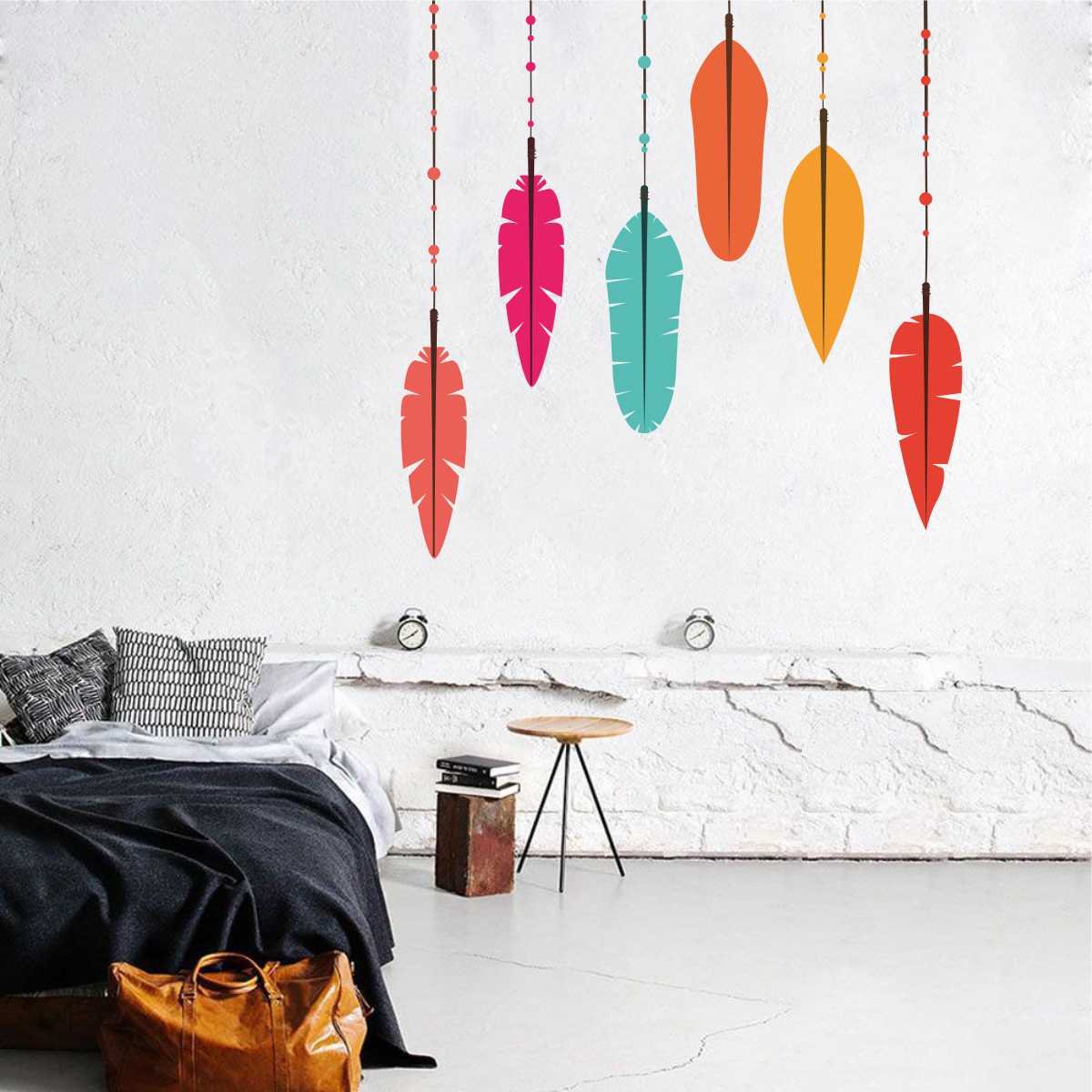 rawpockets Hanging Feather Self Adhesive Wall Sticker(Pack of 3) (B0CQBYWNFR) Amazon Price History, Amazon Price Tracker