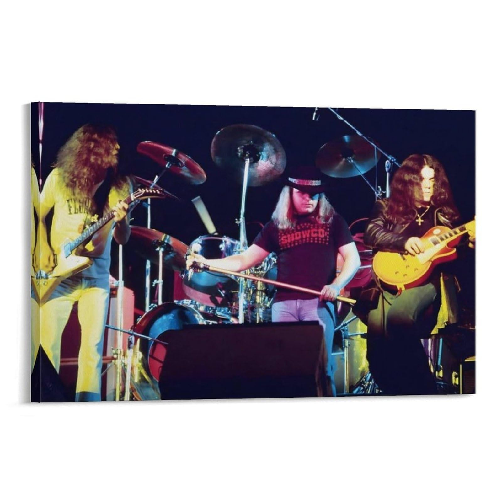 FCOIN Ronnie Van Zant Canvas Poster Canvas Art Poster And Wall Art Picture Print Modern Family Decor Posters 20x30inch(50x75cm)