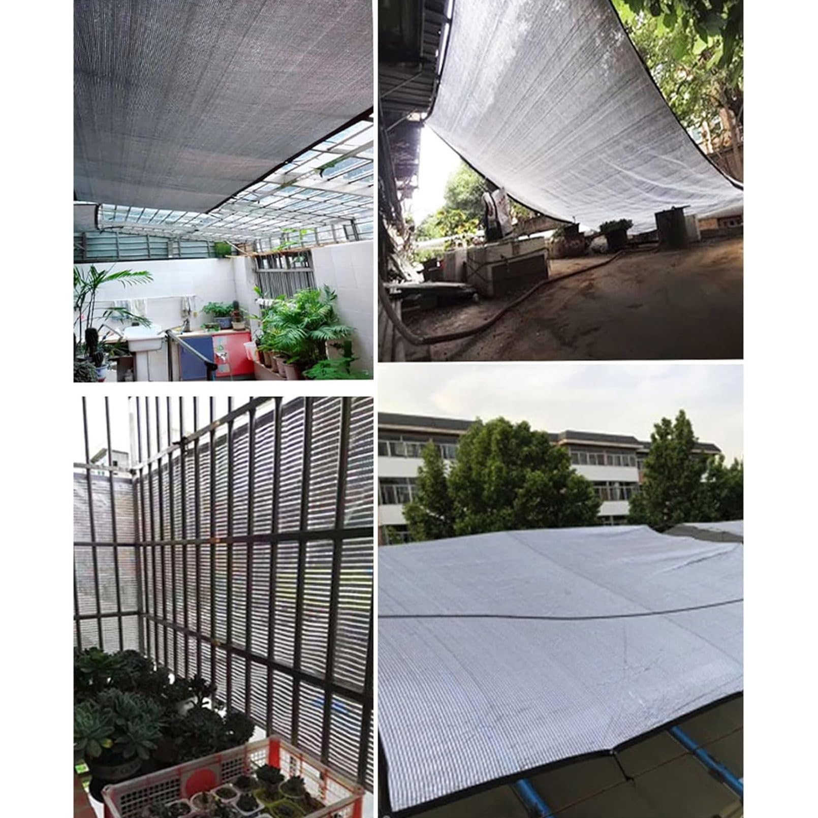 Telo Ombreggiante Alluminio Riflettente 99% Anti UV 1x2m per Auto Serra Giardino