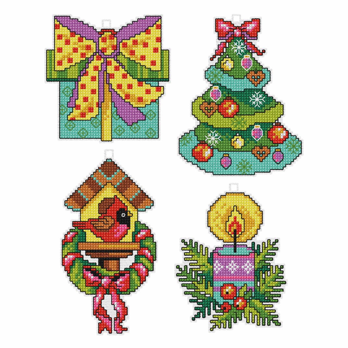 Kit de broderie point de croix compté Orchidea, cadeau idéal de Noël DIY - 2