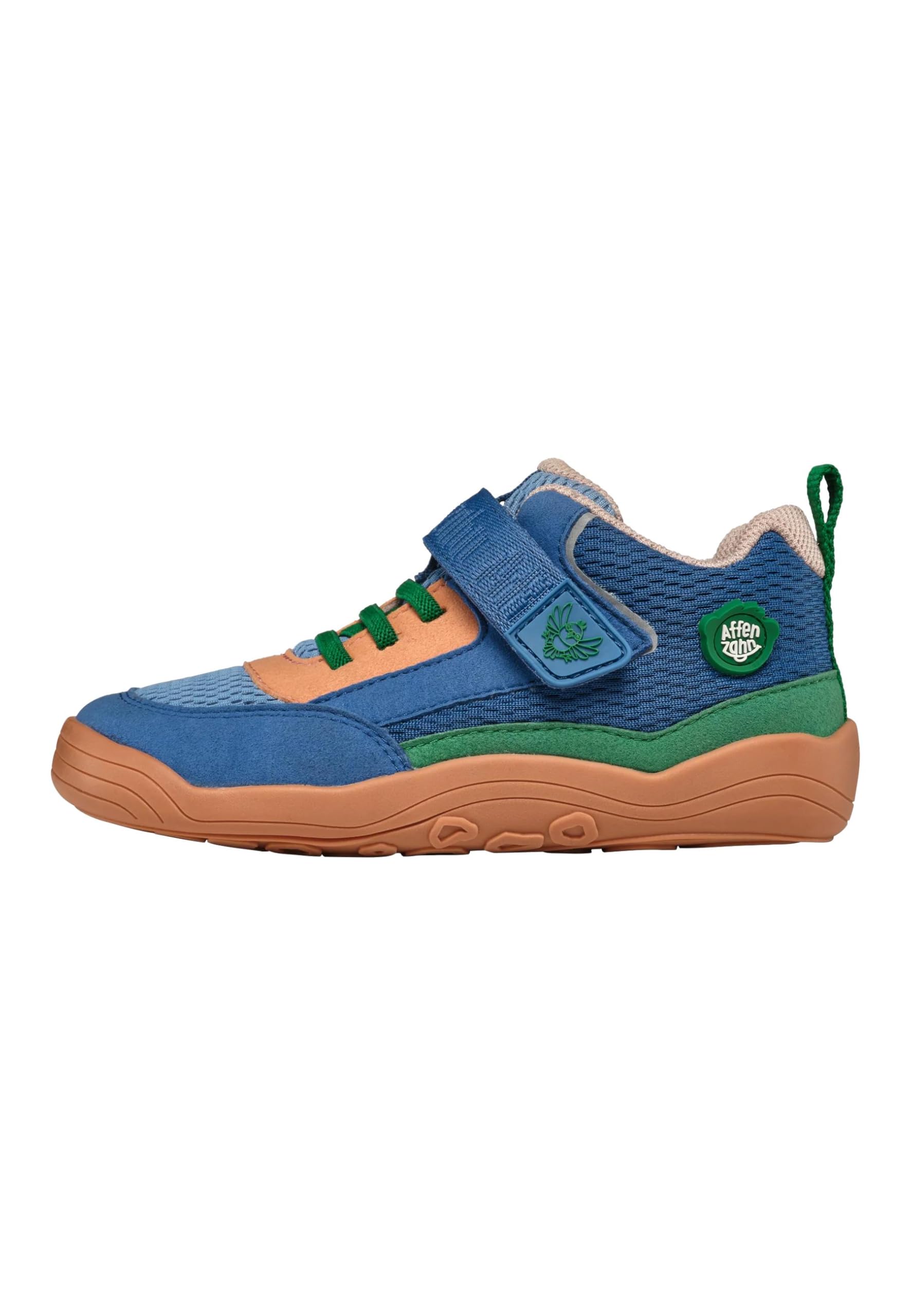 Affenzahn Halbschuh Vegan Cheerly mit Klettverschluss, Atmungsaktiv, Leicht, Flexibel in Größe 21-35