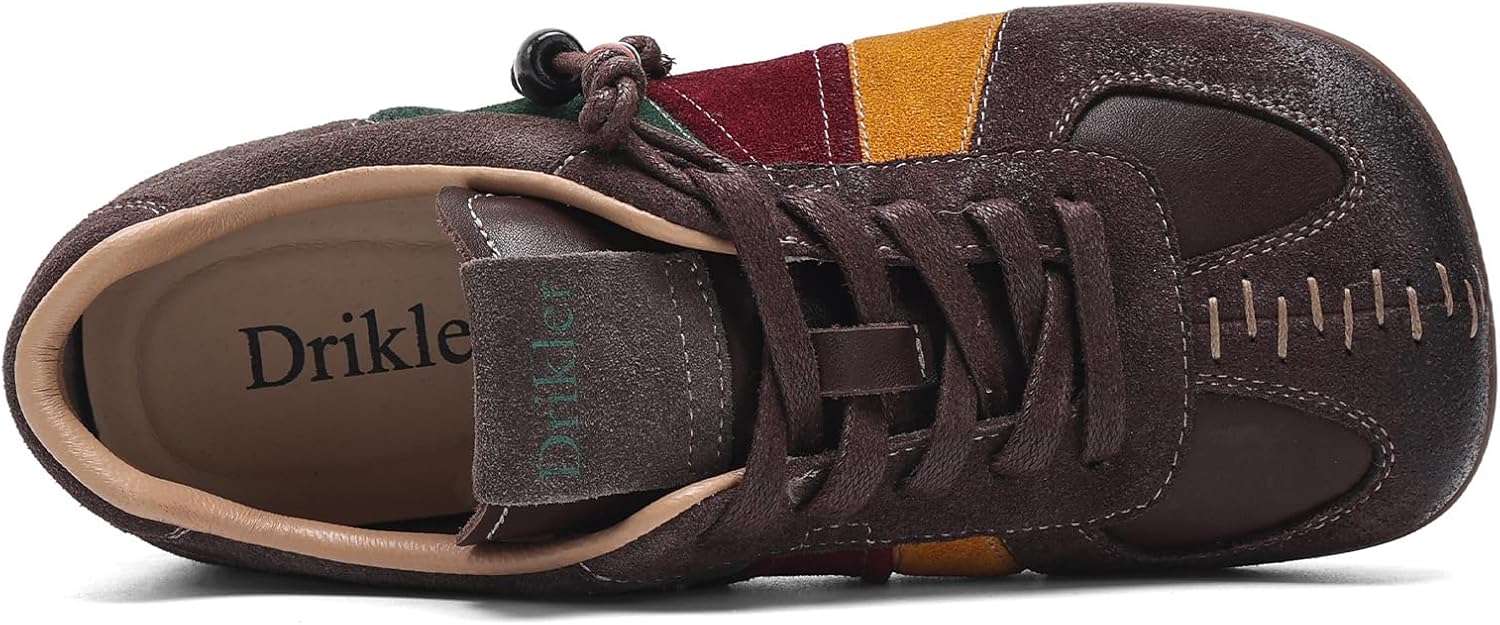 Women Wide Toe Box Shoes Casual Sneakers for Women's Barefoot Suede Shoes Fashion Walking Hiking Shoes