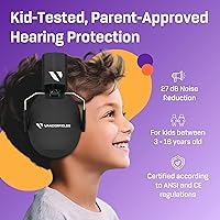 Vista 37 de Vanderfields Kids Ear Protection Earmuffs - Noise Cancelling Headphones for Kids, Autism, Toddler, Children