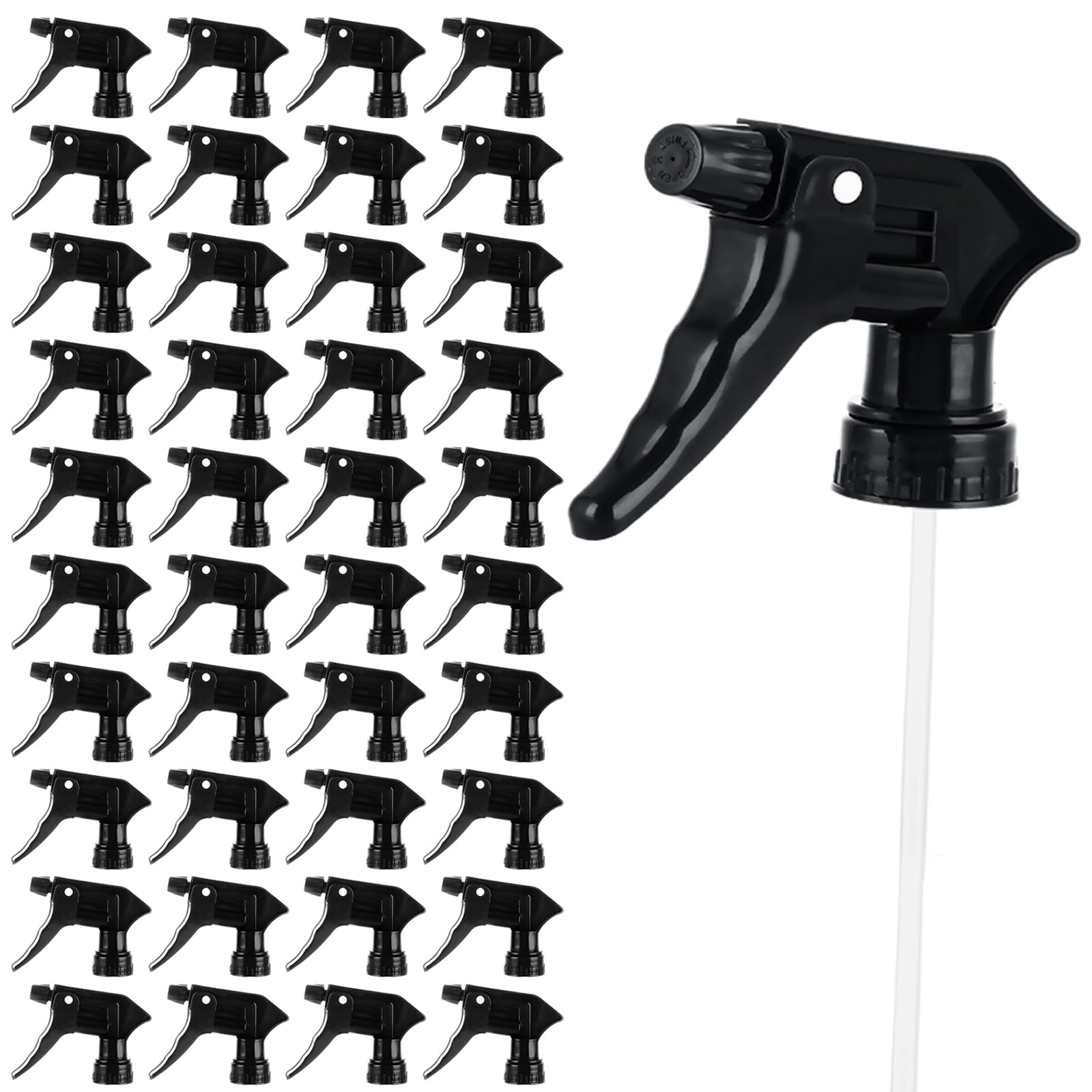 LDHHYH 50 PCS Spray Nozzle for Bottles, Spray Bottle Nozzle Replacement, Adjustable Spray Bottle Tops with Mist Stream Sprayer, Trigger Bottle Sprayer