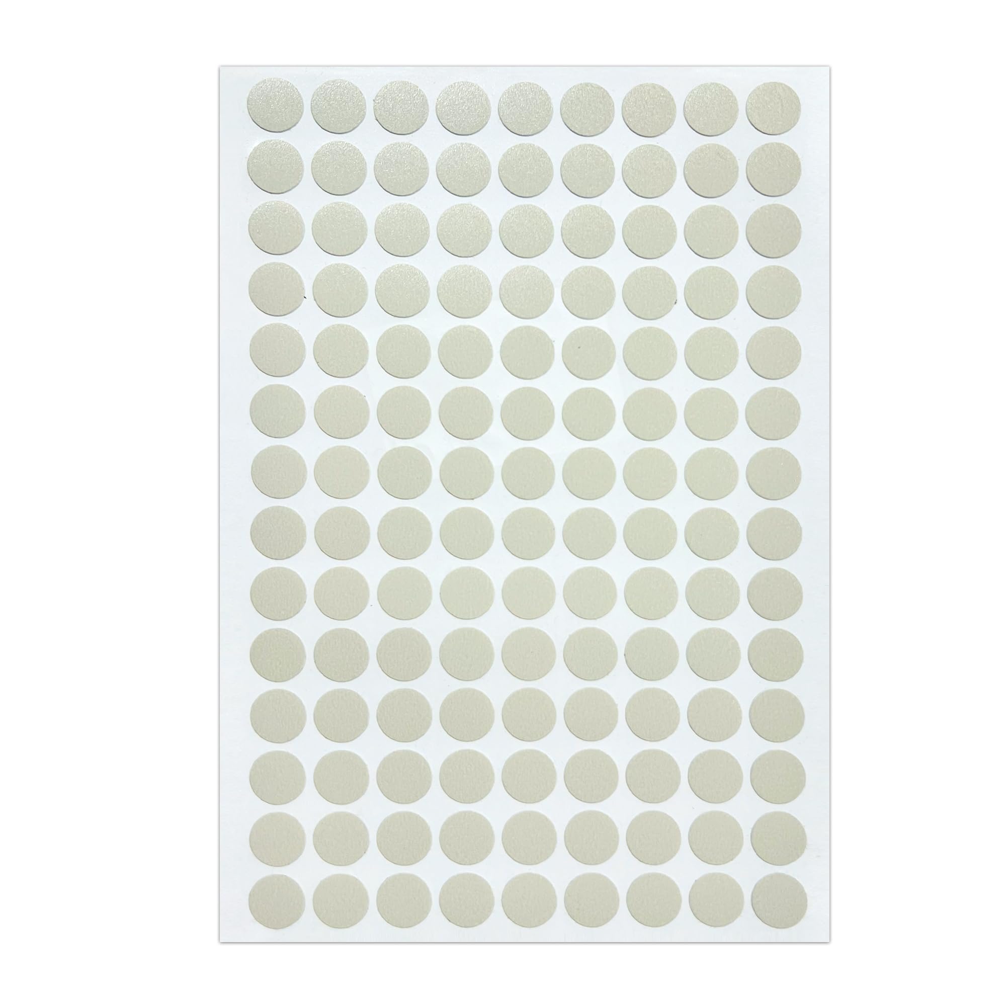 Highdecora Screw Hole Covers Caps Self Adhesive Stickers for Concealing Screw Holes for Furniture, Waterproof Stickers, 630 Pieces/ 5 Sheets, 13mm. (H708-Light_Grey)