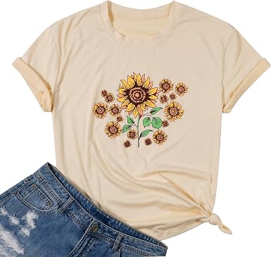 Women Short Sleeve Tee Tops at Amazon 