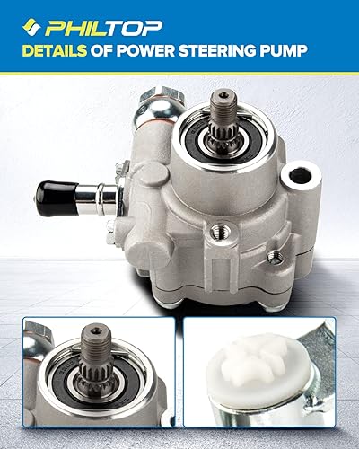 Miniatura 470 de PHILTOP Bomba de dirección asistida 20-806 OE apta para Aveo5 2007 2008, Aveo 2008, bomba de asistencia asistida 96801443, bombas de dirección