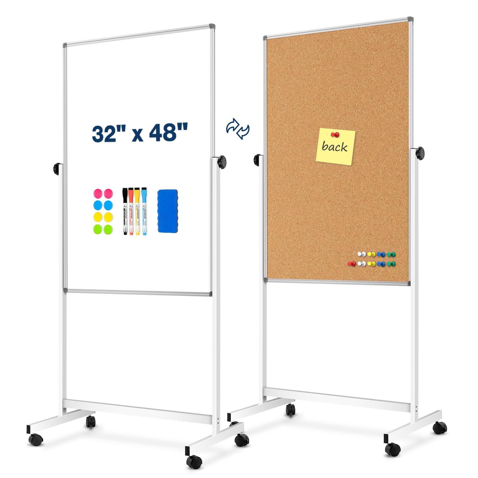 Double Sided Extra Large Bulletin Boards Amazon.com : MaxGear 2 Pack