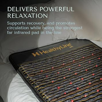 HealthyLine Jet Far Infrared Heating Pad for Back, Full Body, 72 x 24