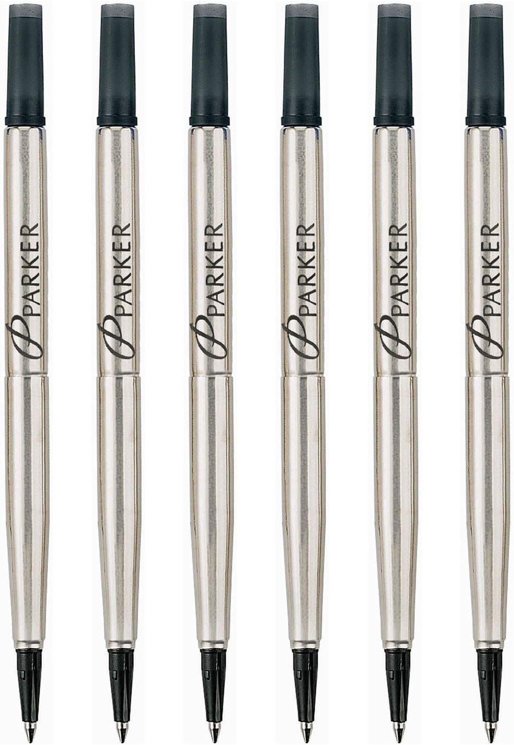 Quink Ink RollerBall Fine Point Black Ink Refill 6 Refills 3021331