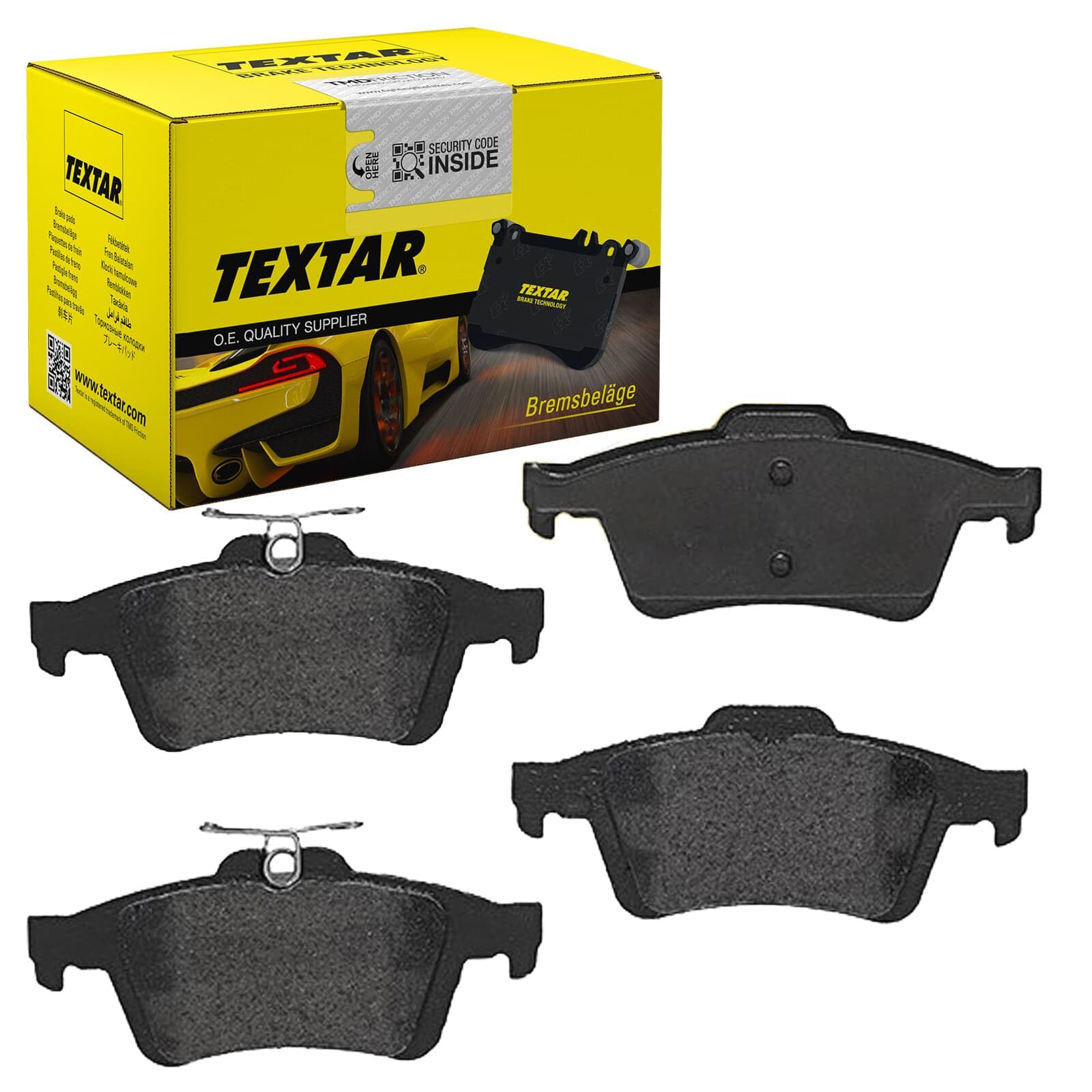 Textar 2521201 Bremsbelagsatz – Scheibenbremse