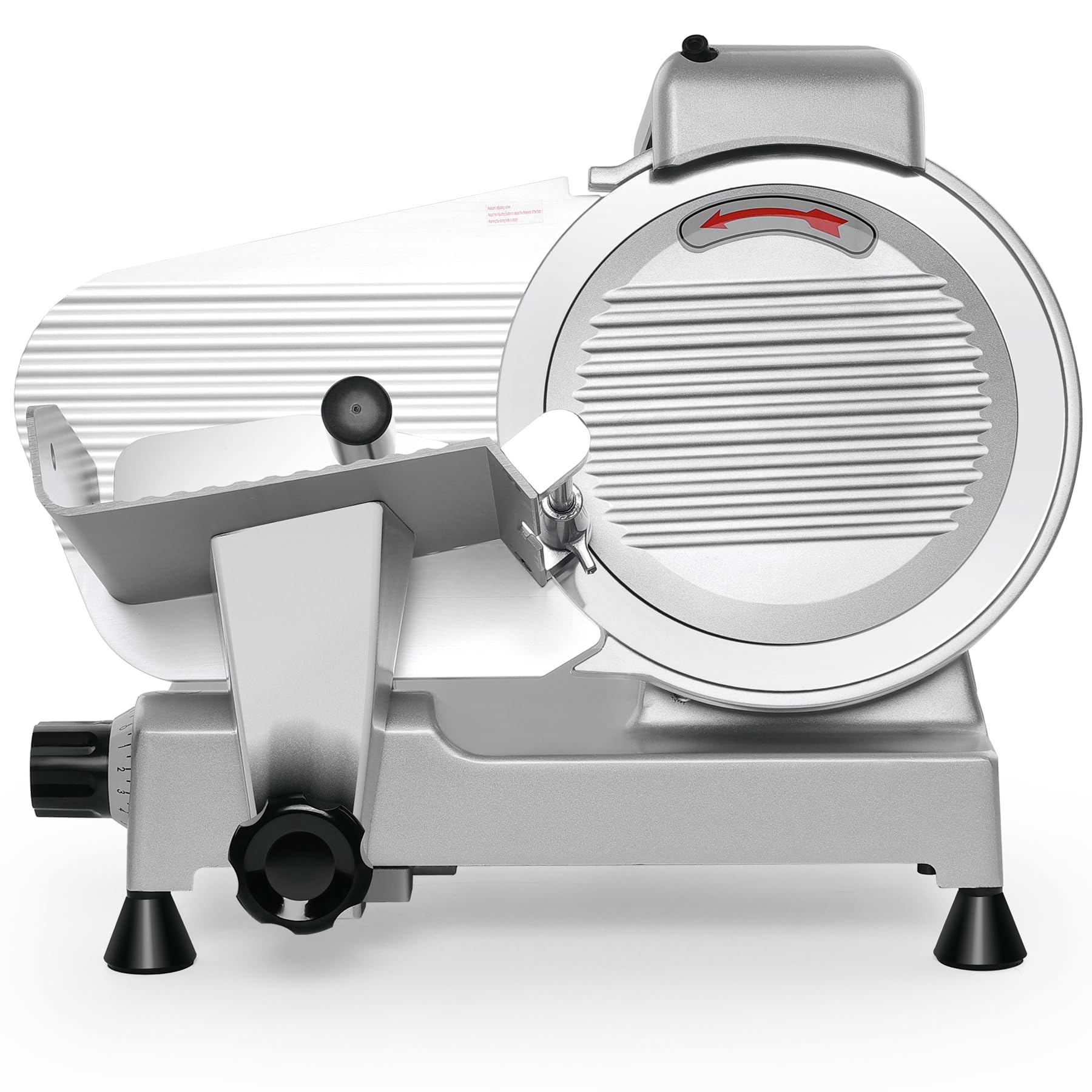 10-inch Commercial Meat Slicer 240W Semi-Auto Low Noise