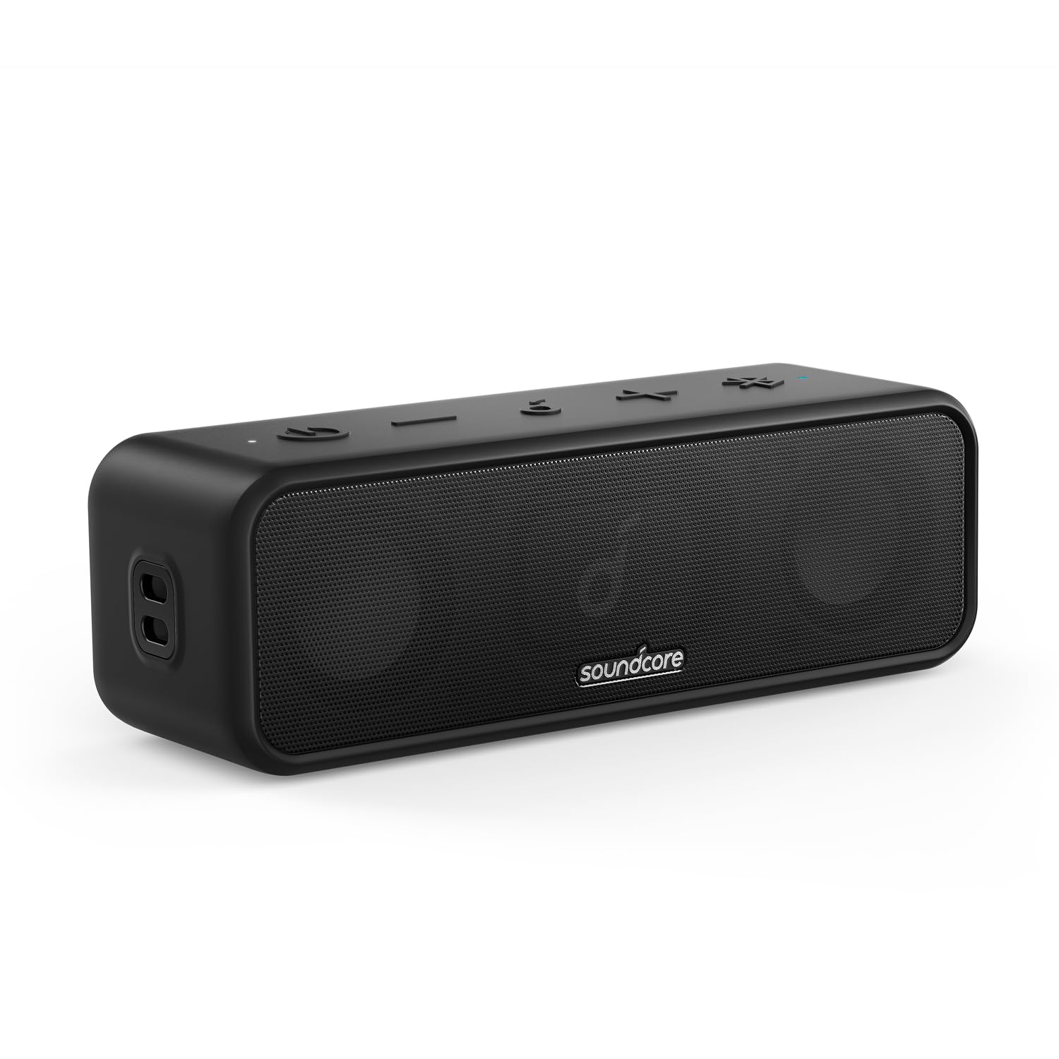 Anker Soundcore 3 (ブラック) 【小型Bluetoothスピーカー】 | IPX7 防水 チタニウムドライバー デュアルパッシブラジエーター BassUpテクノロジー アプリ対応 イコライザー設定 USB-C接続 24時間連続再生 PartyCast機能 お風呂で使用可能