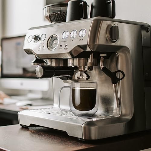 Miniatura 5 de Taza de café de vidrio, 8.5 onzas, doble pared, aislada, resistente al calor, para té, café, café con leche, capuchino, espresso, té helado, apto