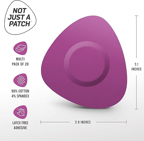 Vista 34 de Not Just A Patch CGM Parches de sensor para sensores libres y Medtronic (paquete de 20) – Resistente al agua y duradero durante 10-14 días