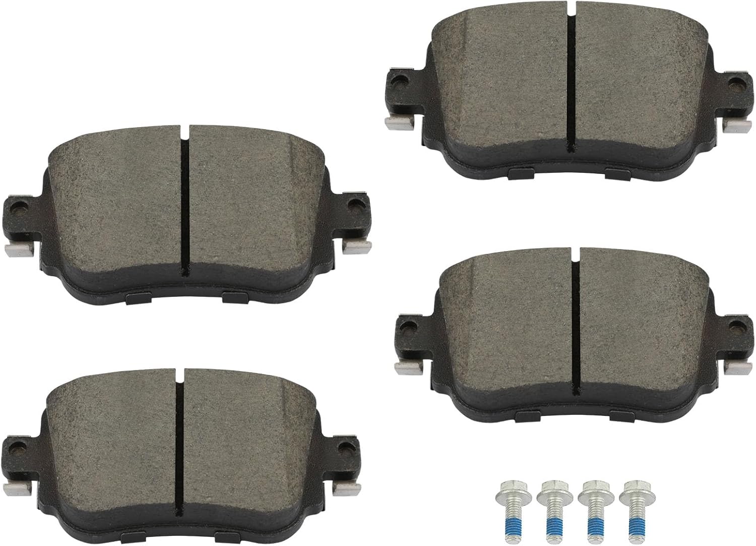 LSAILON[D1779]Rear Ceramic Disc Brake Pads Set For Audi Q3 16-18/Q3 Quattro 16-18,For Volkswagen For Golf 15-21/For Golf Alltrack 17/For Golf SportWagen 15-18/For GTI 15-18/For Passat 15-20[4PCS]