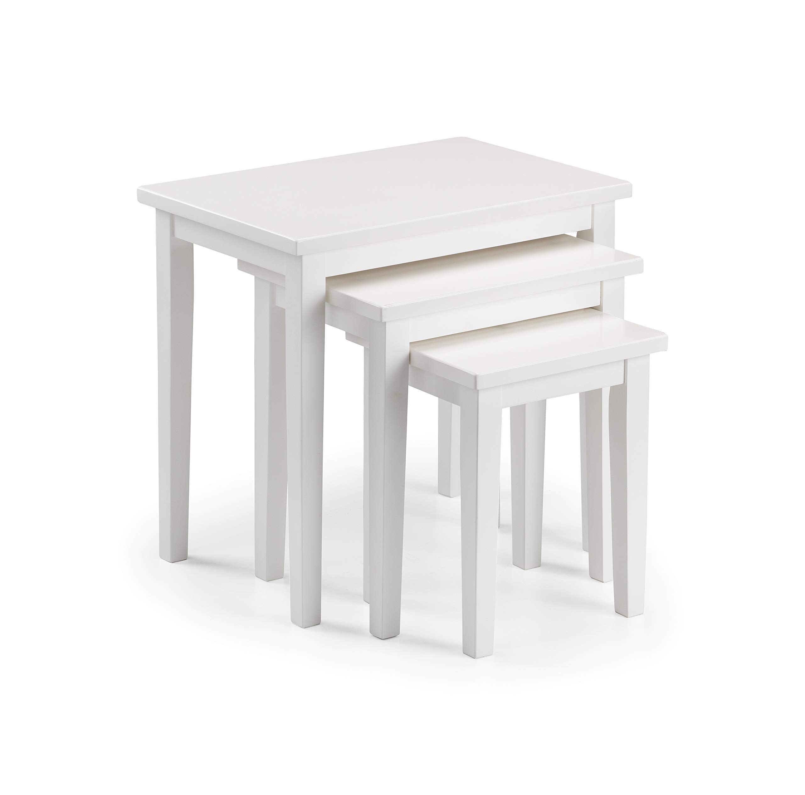 Julian Bowen Cleo Nest of Tables, White