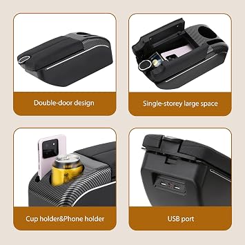 Armrest Compatible with Mazda 2 2015-2024