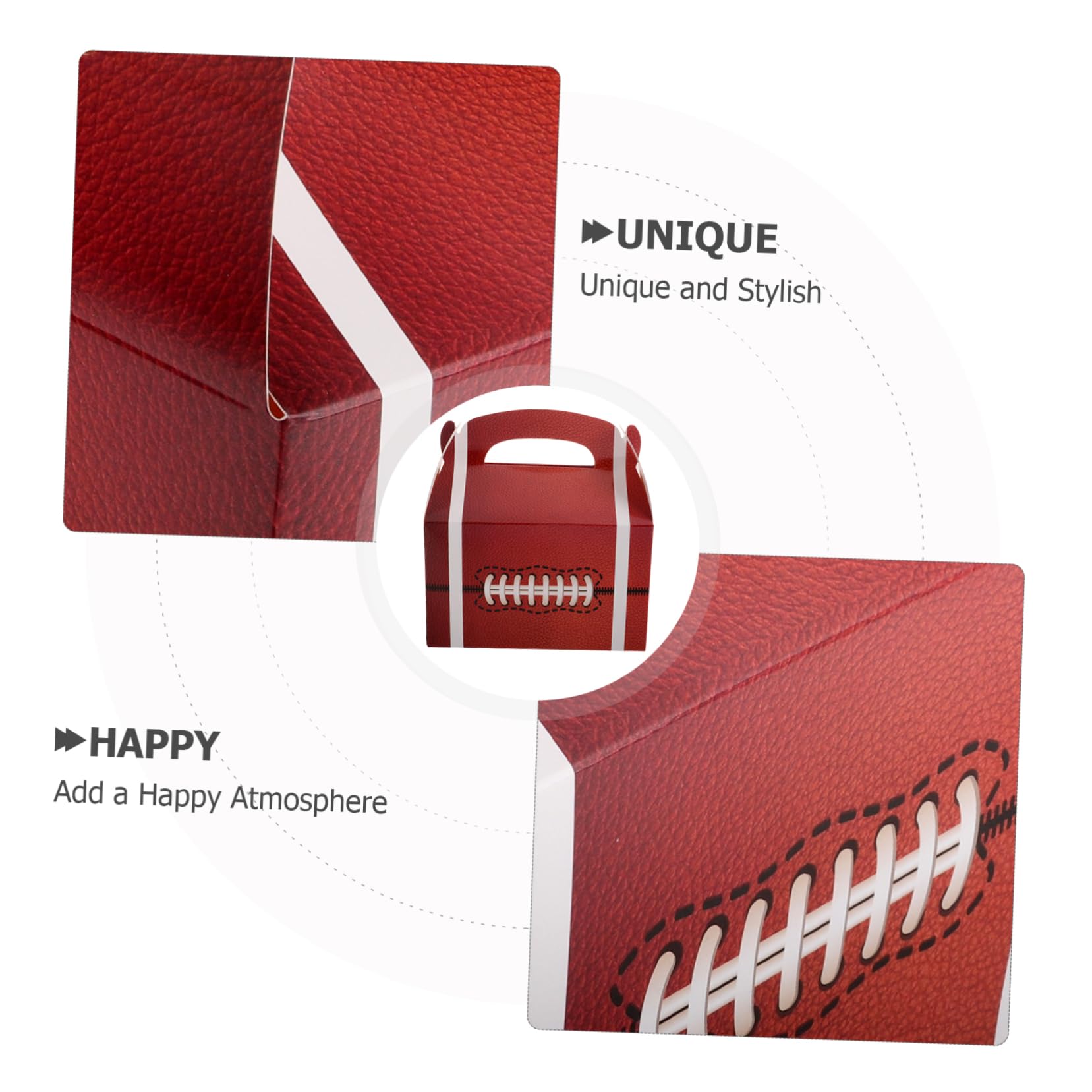 Ipetboom 50piezas Cajas De De Fútbol Para Cumpleaños De Decoración De Fiesta Recipientes Para Snacks y Golosinas Para Eventos Deportivos y Celebraciones De Cumpleaños