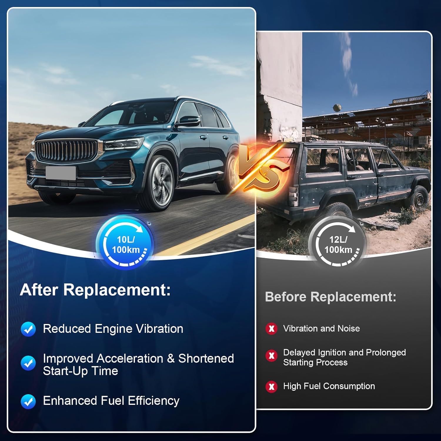 Electric Fuel Pump Assembly Replacement for Chevy Blazer GMC Jimmy Oldsmobile Bravada 1998 1999 2000 2001 2002 2003 2004 2005(4.3L V6), Replaces E3992M 19177220