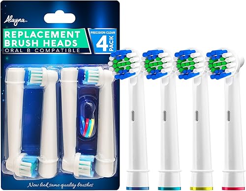 Miniatura 3 de Cabezales de cepillo de repuesto compatibles con Oral B, cabezales de repuesto para cepillos de dientes eléctricos Oralb Braun Pro 1000 Sonic Clean