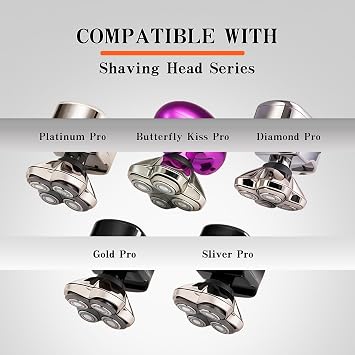 PRO4 Shaver Replacement Blade Compatible with Skull Pitbull Shaver,2-Pack