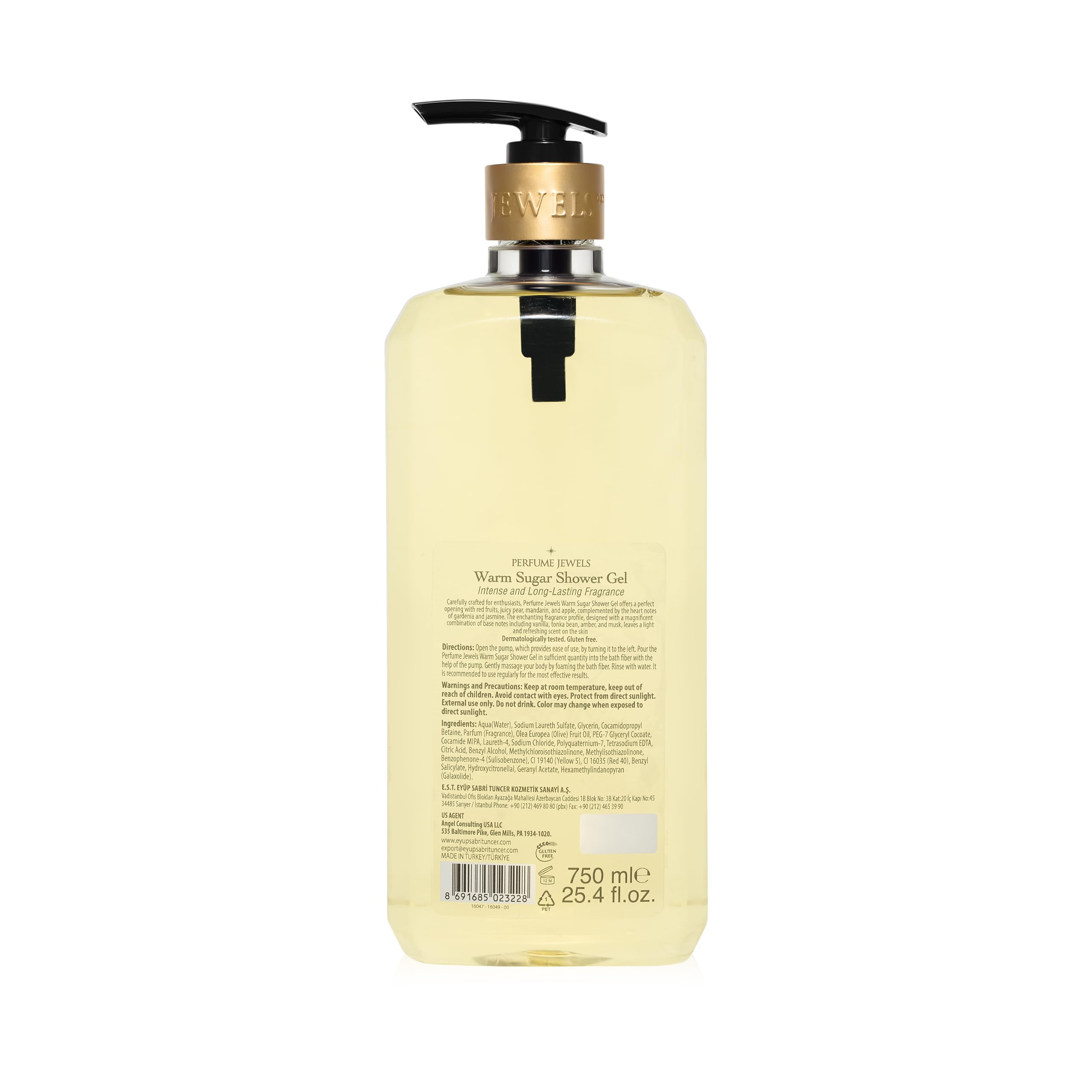Eyüp Sabri Tuncer Pj Duş Jeli Warm Sugar 750 Ml Pet Şişe