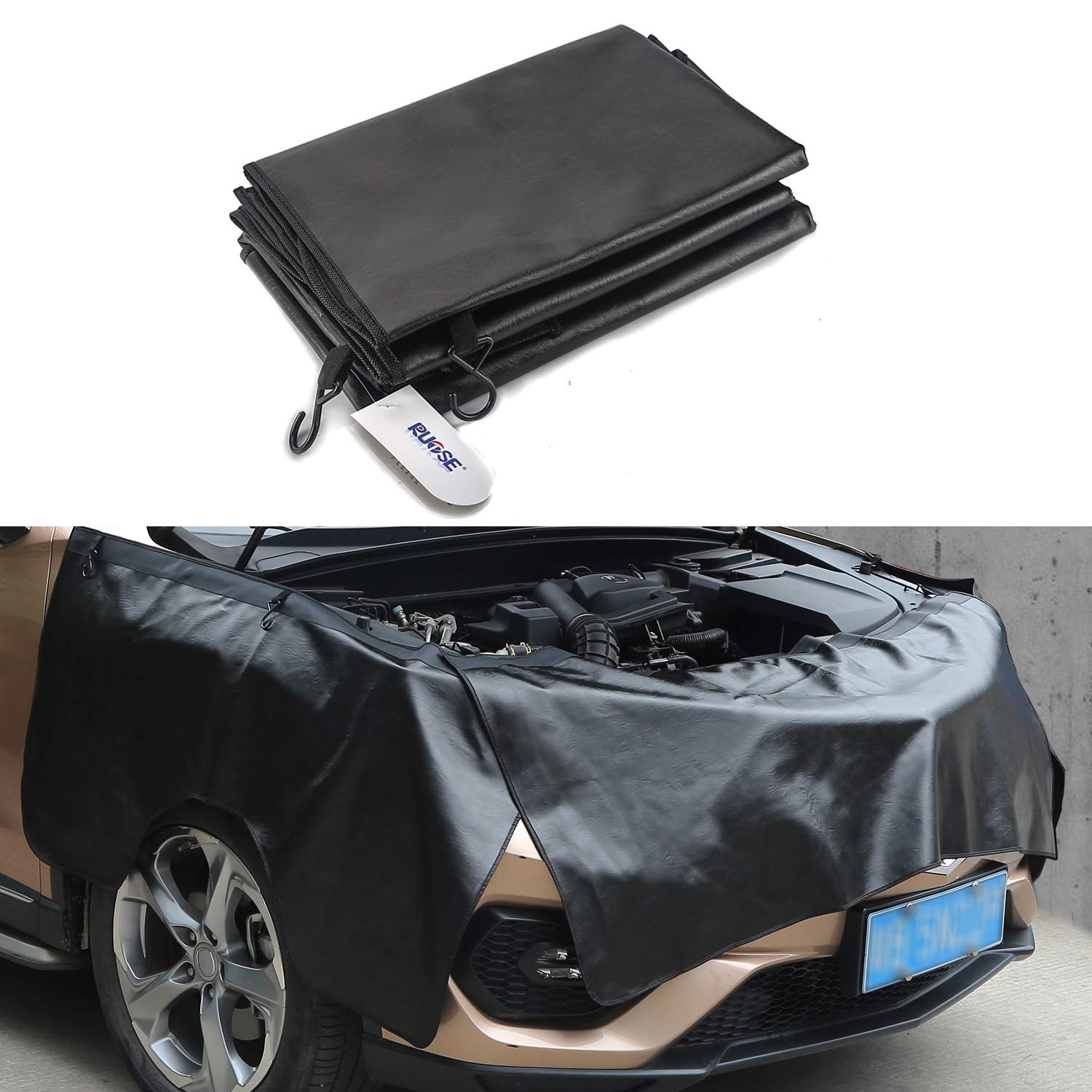 Rupse Fundas para Coche Mecánico,Protector Aleta Magnético,Cubierta Mat,Faldillas Antibarro,Automotriz Cubierta Estera del Cojín Reparación 3 Piezas (XL)