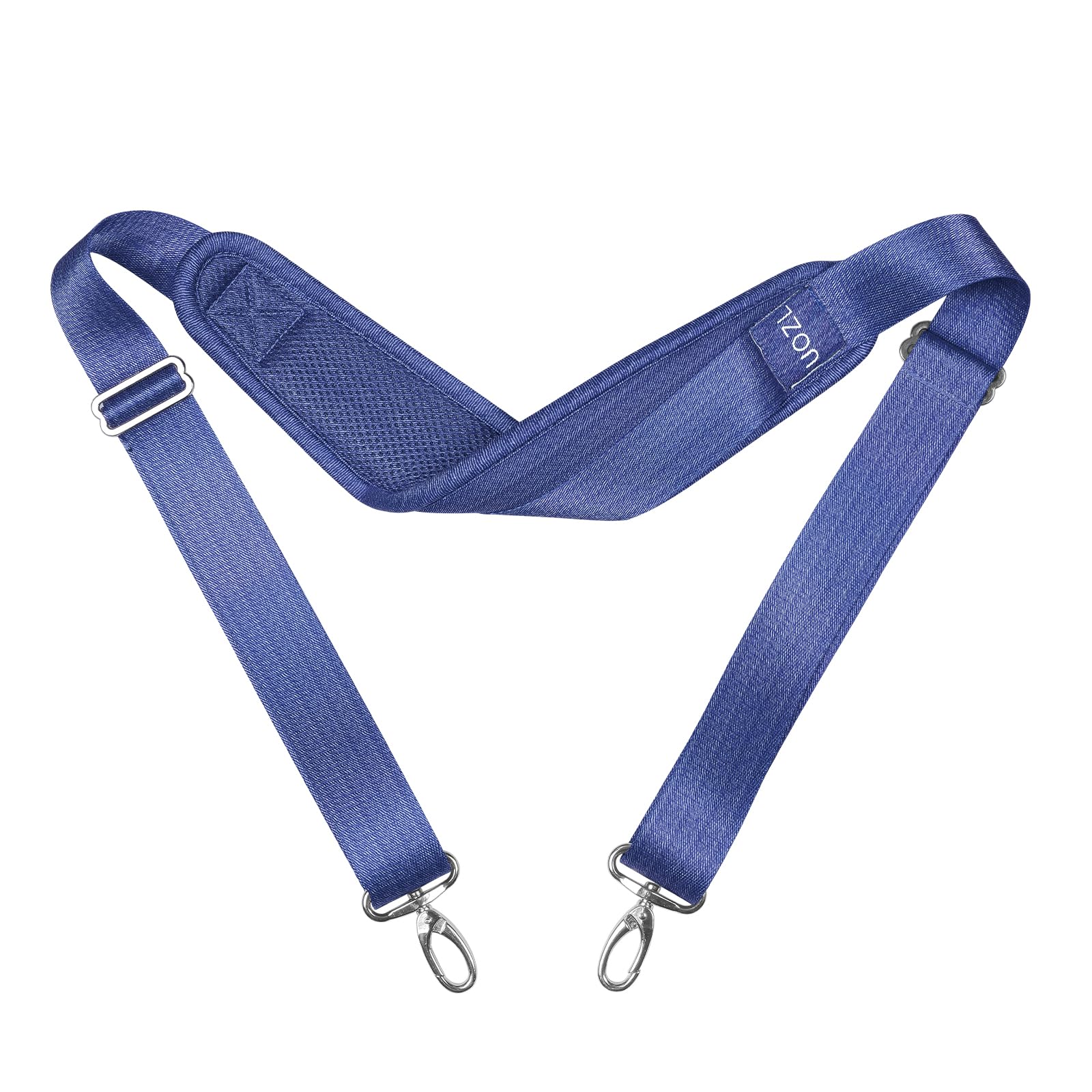 67 Inch Shoulder Straps, Soft with Ultra-Thick Fixed Shoulder Pad, Two Way Independently Adjustable Buckle Replacement Straps for Laptop Bag Messenger Bag Tool Bag Luggage,MixBlue
