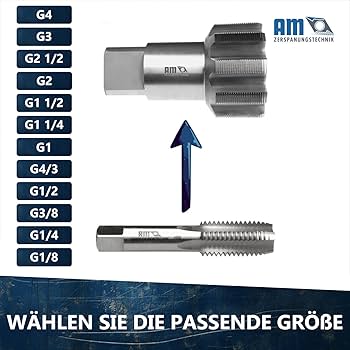 Jeu De 3 Tarauds à Main En Pouce 1/4" UNC 20 HSS - Taraud, Filière En Coffret Et à L'unité