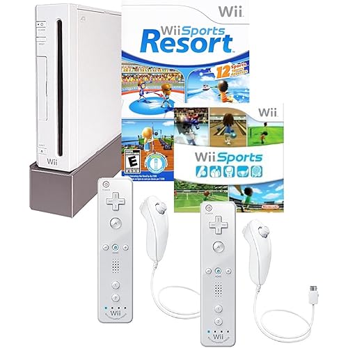 Nintendo Wii Sports & Resort Special Value Edition (Renewed) (2 Player White)
