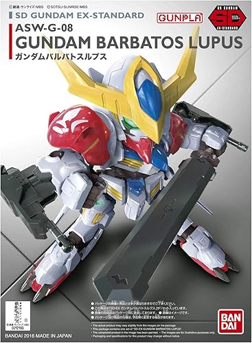 Miniatura 2 de Bandai 5057798 014 Gundam Barbatos Lupus Sd Ex-Standard Model Kit de Gundam IBO
