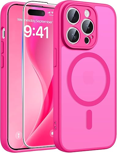 Miniatura 127 de FNTCASE Funda para iPhone Air: [Compatible con Magsafe] Fundas translúcidas mate con [protección completa de la cámara] [protector de pantalla]