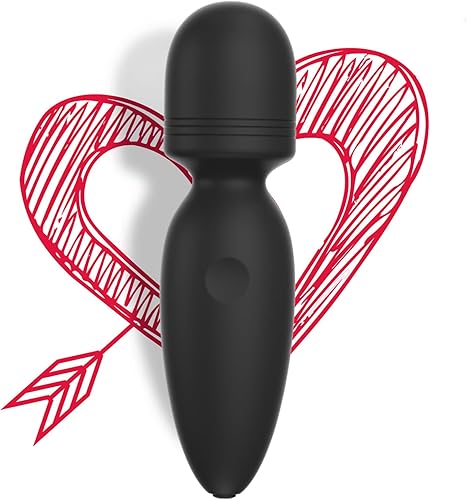 Miniatura 7 de Mini varita masajeadora de mano, silenciosa, portátil, masajeador personal de silicona, inalámbrico para cuello, hombro, espalda, masaje corporal