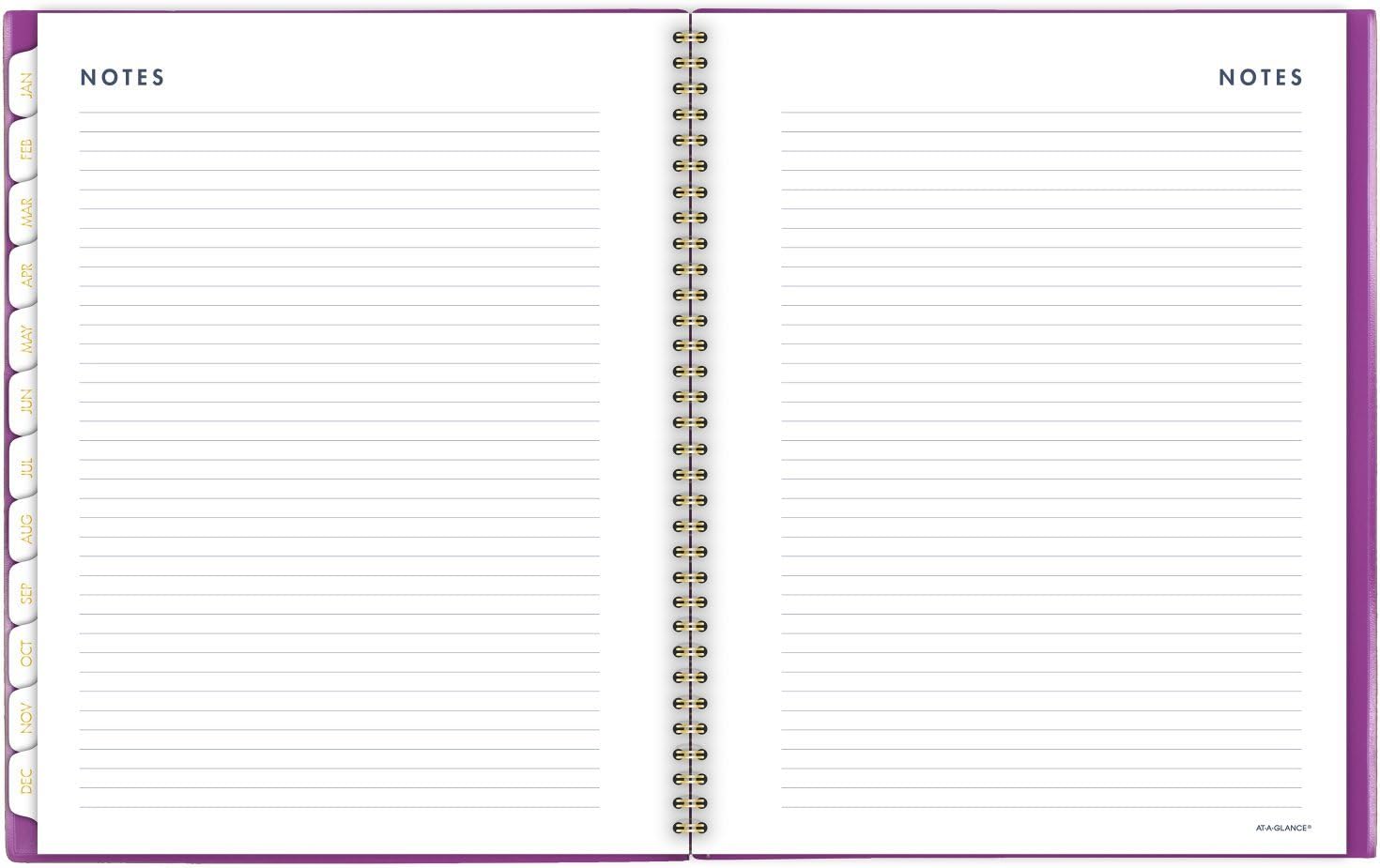 AT-A-GLANCE Weekly / Monthly Planner, January 2018 - December 2018, 8-1/2" x 11", Color Bar, Bright Pink (1078-905-27)