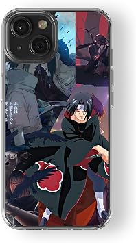 Multitronic Iphone 15 ile Uyumlu Uchiha Itachi Tasarım Baskılı Şeffaf Kılıf, laro15i0341