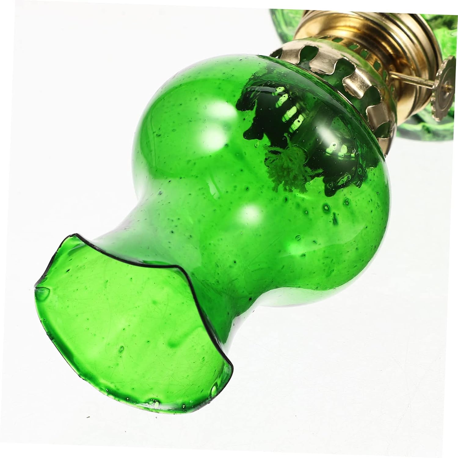 Retro Glass Kerosene Lamp Antique Oil Lamp Decoration for Table Vintage Style Indoor Lighting for Camping and Home Use