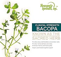 Vista 3 de Bacopa Drops - Mejora la concentración de memoria, enfoque - Extracto de Bacopa Monnieri Suplemento cerebral Suplemento de memoria Mejora