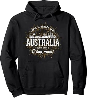 Vintage Retro Australia Pullover Hoodie